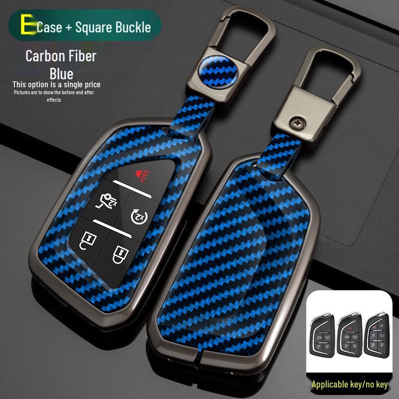 Premium Key Case for Cadillac XTS, SLS, Seville, CTS, SRX, Escalade, ATS - Men's Luxury Accessory