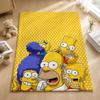 Cartoon T-The Simpsonss Throw Blankets Soft Warm Flannel Blanket Bedding For Bed Living Room Home Sofa