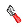 Hao Bo FDD2-187 Pre-insulated 4.8mm Cold Crimp Spade Terminal Lug, Pack of 1000.
