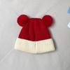 Cute Double Pompom Baby Hat Cartoon Winter Thicken Warm Baby Boys Girls Cap Beanies Soft Ear Protection Kids Hat Bonnet