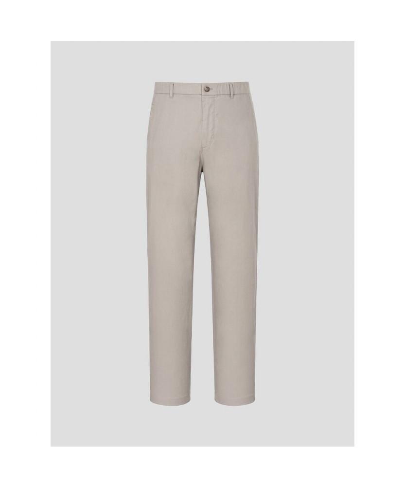 Binpolmen Summer Texture Comfort Fit Chino Pants Beige