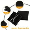6pcs Jewelry Gift Box Bracelet Gift Boxes Cardboard Square Necklace Earring Gift Box Kraft Organizer Storage Box Drawer Boxes
