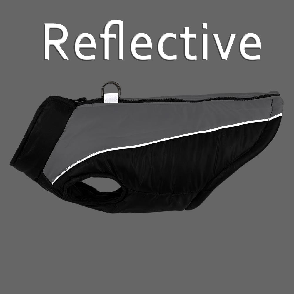 Winddichte Hundekleidung für den Außenbereich für kleine und mittelgroße Hunde mit D-Ring, warme Welpenjacke, Yorkshire-Schnauzer-Haustierkostüm