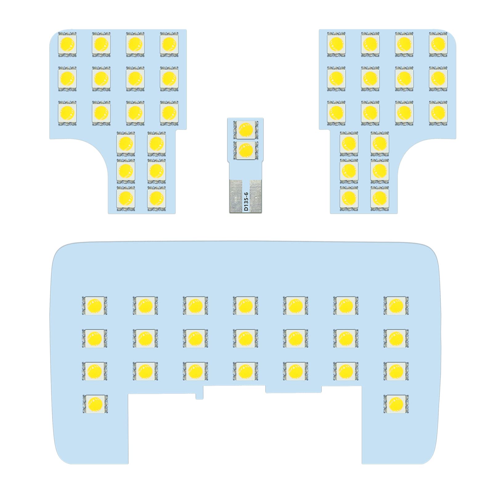 

ZXREEK Светодиодная лампа для салона Rise, специально разработанная для Toyota Rise, светодиодная лампа для салона, внутреннее освещение, оригинальная замена, RAIZE ROCKY, лампа для салона, 61 светодиод, супер белый