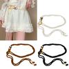 Natural Cord Belt Bohemian Round Clasp Waist Sash Handmade Braided Waist Strap for Women Casual Outfits
