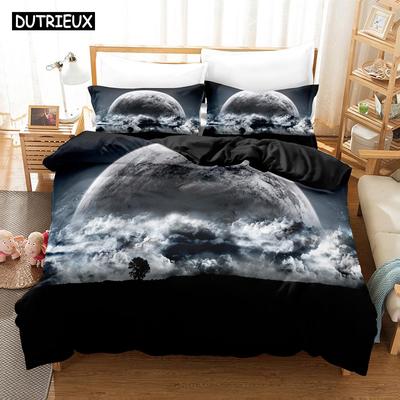 Ensembles de literie 3D Stellar Housse de couette avec taie d'oreiller Twin Full Queen King Linge de lit