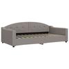 VidaXL Lit de repos taupe 100x200 cm tissu 354191