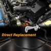Upgraded Aluminum Engine Radiator Water Outlet Coolant Pipe Bracket Hose Set Compatible With Toyota Corolla 2009-2017 Toyota Matrix 2009-2014 Replace