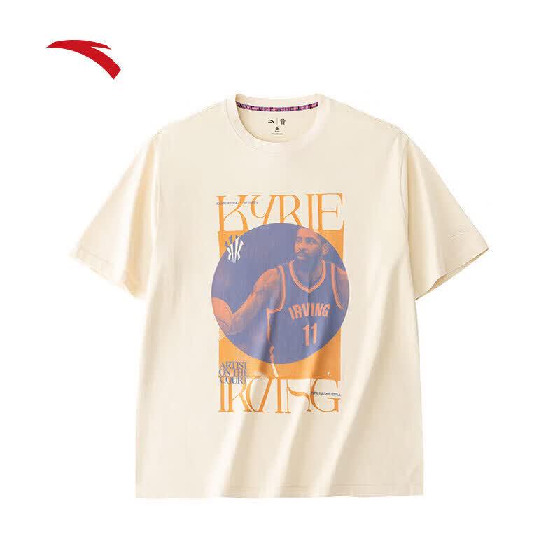 Anta Kyrie Irving Series Men s Loose Fit Cotton Basketball T-Shirt 2XL