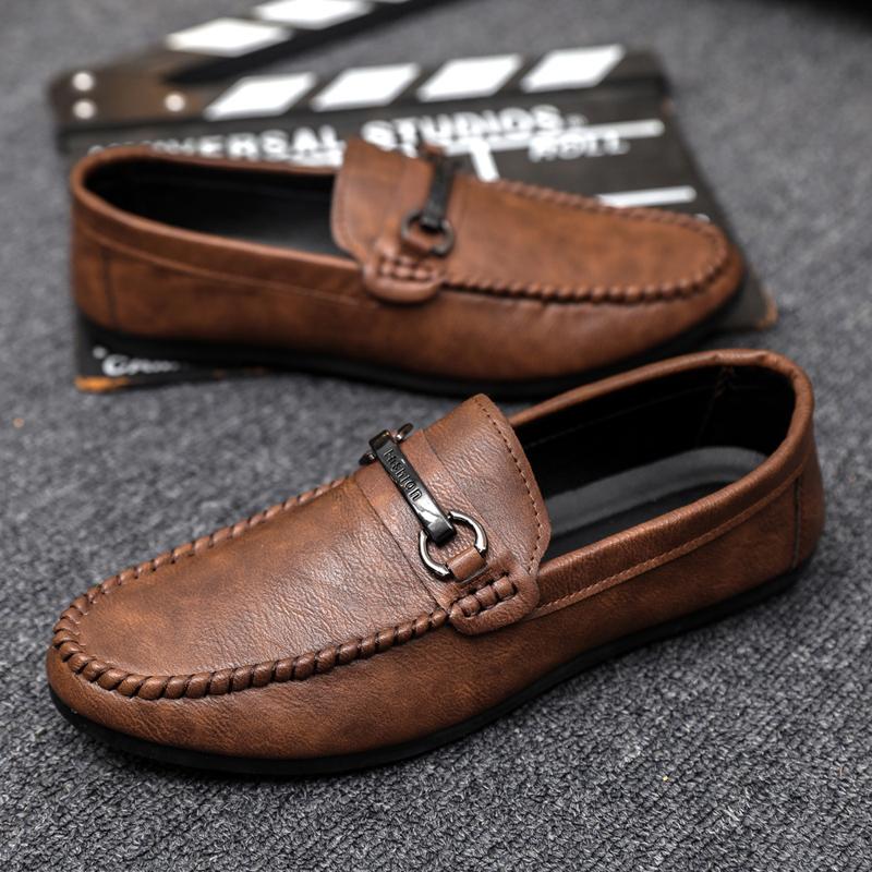 Loafers Shoes Men Clasicc Comfy Man Flat Moccasin Fashion Shoes Men Slip-on Boat Shoes for Men Casual Shoes Driving Shoes Men