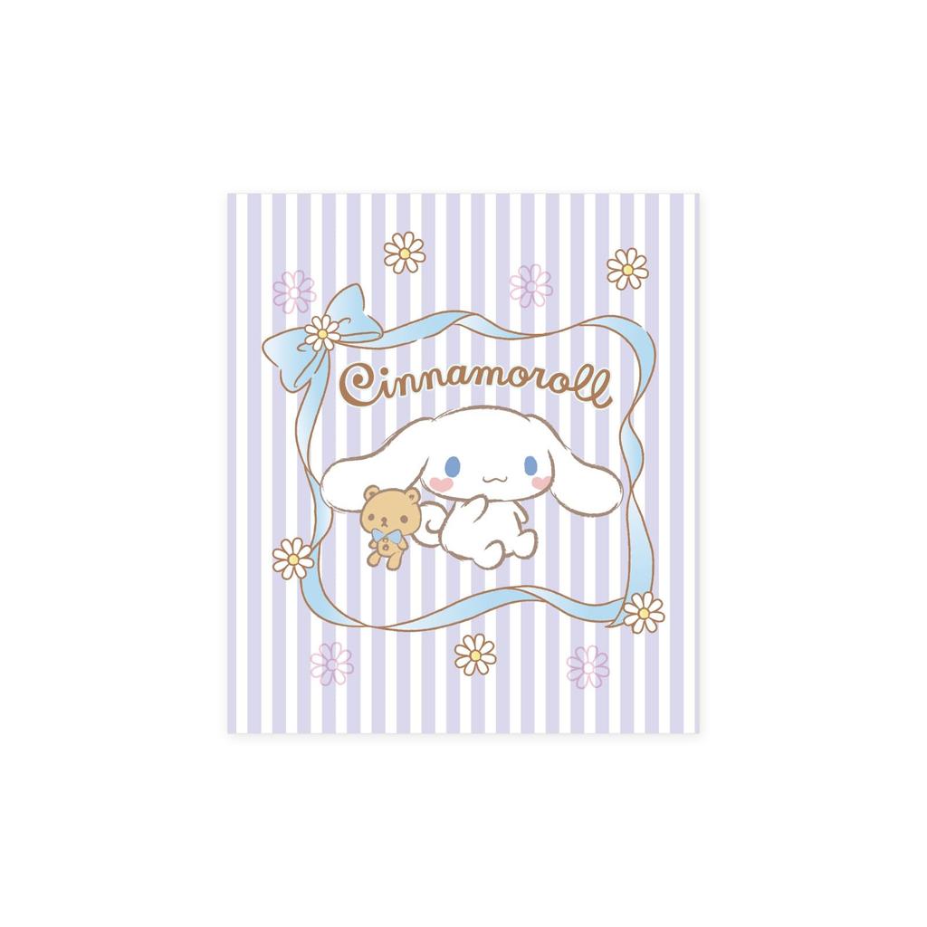 Dancing Stone Necklace Cinnamoroll Sanrio Open Heart Pendant Silver [White Clover] SACI-N052RD Women's