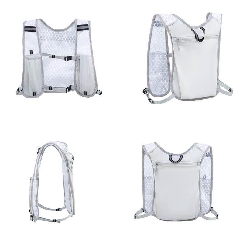 Lightweight Outdoor Mountaineering Vest with Phone Pocket for Running, Cycling, and Hiking - Includes Water Bottle Holder