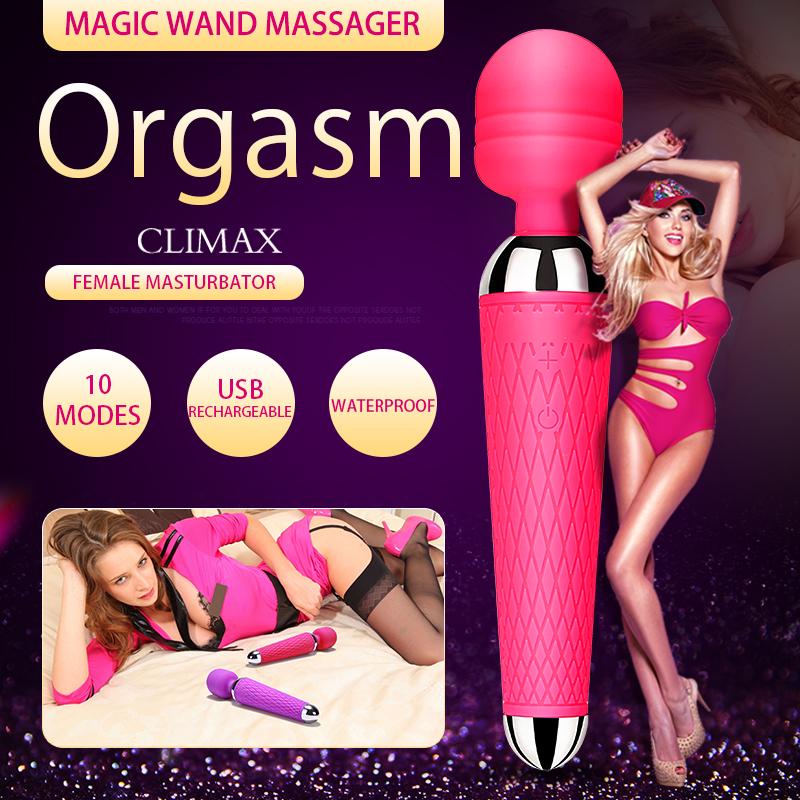Powerful AV Magic Wand Vibrator Sex Toys for Woman Body Vagina Massager Sex Shop