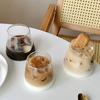 Transparent Cold Glass Cup Juice Milk Drinkware Cocktail Drinking Cup Transparent Water Bottle Coffee Mug Home Accessories