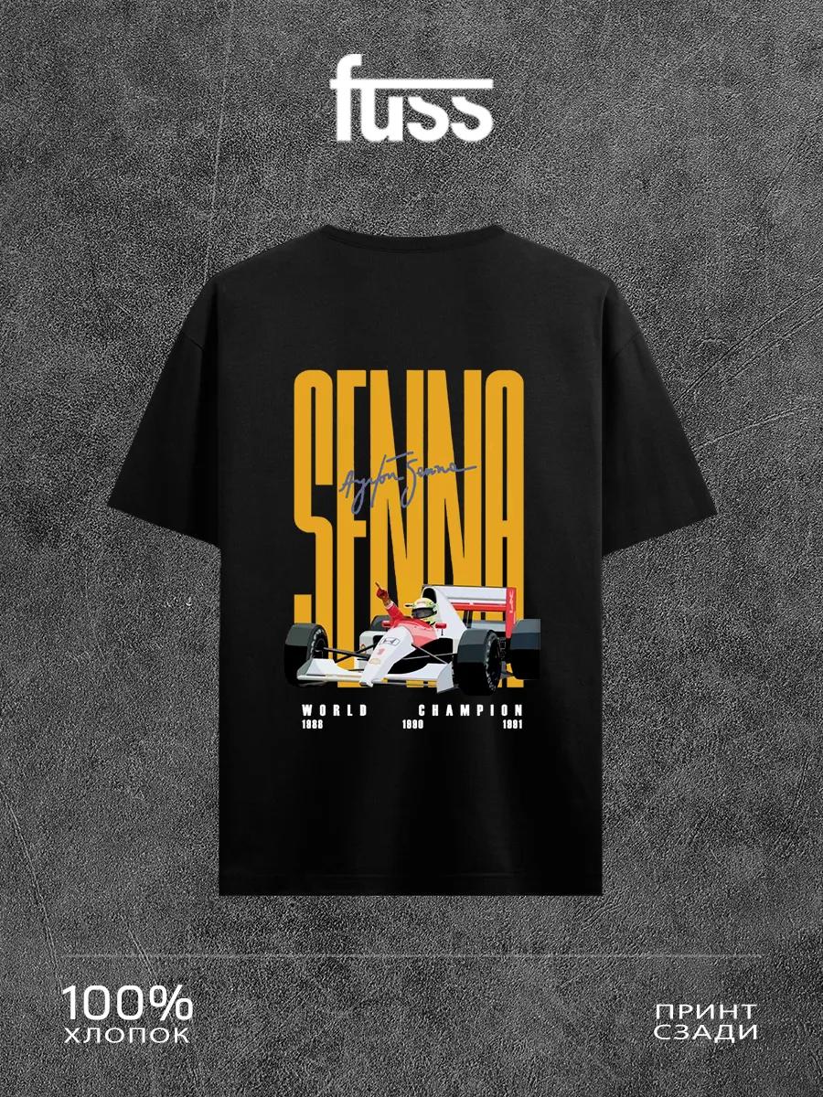 Ayrton Senna print T-shirt S