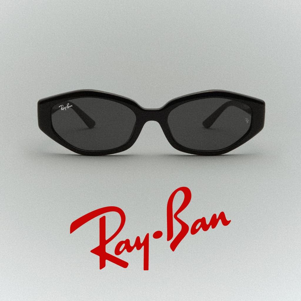 Lens Width 0RB4473D Ray-Ban Sunglasses, Unisex, Frame/black, Lens/dark Grey, 56mm,