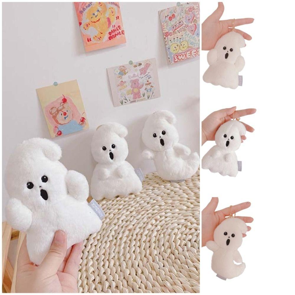 

Halloween Ghost Soft Plush Ghost Doll Keyring Soft Plush Doll Plush Ghost Keychain Kids Toys