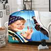 Home‑Alone Movie Print Flannel Blanket Soft Warm Throw For Bedroom Sofa Indoor Xmas Home Decor Holiday Movie Fan Birthday Gift