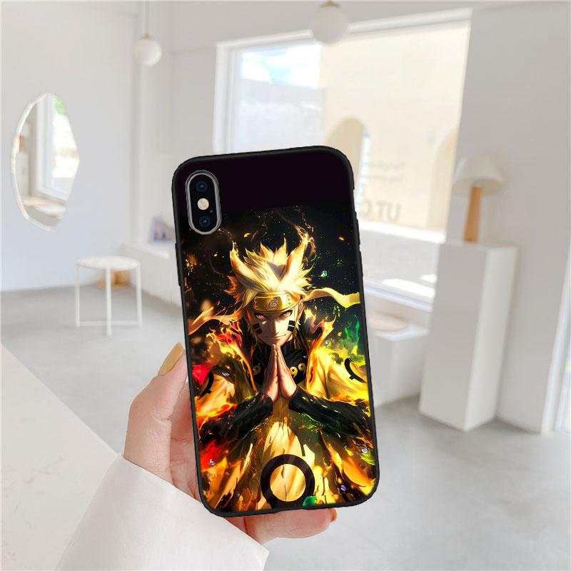 PP46 Naruto Akatsuki Soft Shell Phone Case for Samsung Galaxy S20 S21 S22 Ultra FE + Plus A21S A22 A24 A25 A26 A30 A30S A31