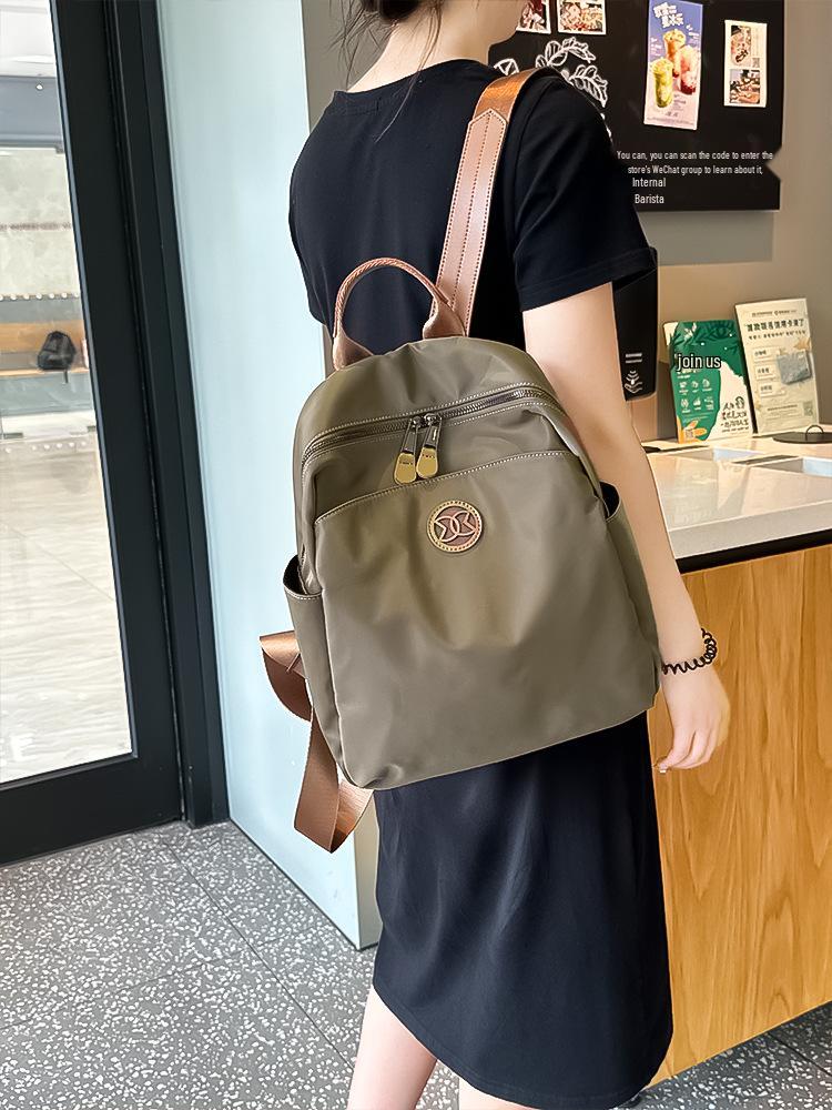 

Рюкзак для летних путешествий большой вместимости - Универсальный дизайн из ткани Оксфорд хаки