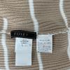 FOXEY 24 Year 44134 Beige X White Cotton Knit Top Olivia Stripe Knit Pullover Tops 40 Beige X whiteUsed