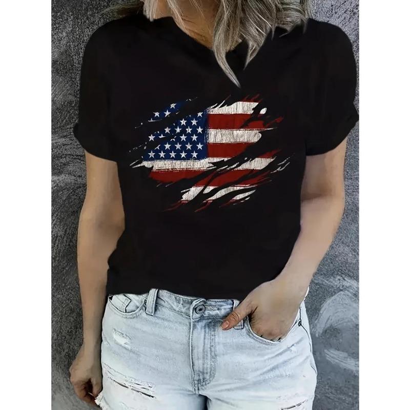 Summer Fashion Women's T-shirt 3D Print Casual Loose Outdoor Girl Short Sleeve Tees Top Pullover Clothing