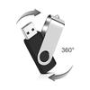 Multi-Capacity Swivel Clip USB Flash Drive with Metal Shell