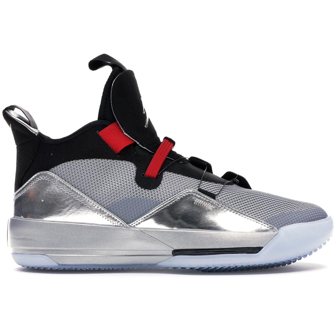 

Кросівки Jordan XXXIII Металеве срібло Чорний All-Star(AQ8830-005) 42.5