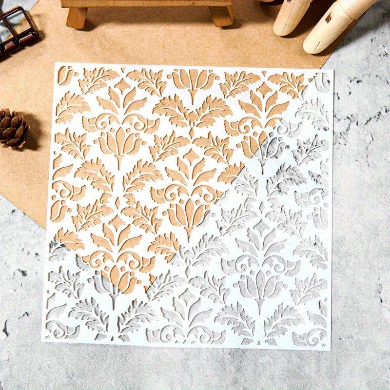 

1/2 шт. Вінтажний пластиковий трафарет з весняним візерунком для DIY виготовлення листівок, скрапбукінгу та рукоділля - для декоративних фонів, фотоальбомів та вітальних листівок 1pc