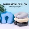 Foam Particle U-Shaped Travel Neck Pillow with Logo Printing