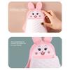Wall Rabbit Storage Box Wall Mounted Cartoon Rabbit Storage Rack Waterproof Toothbrush Organizer for Kitchen Bathroom Makeup Tools