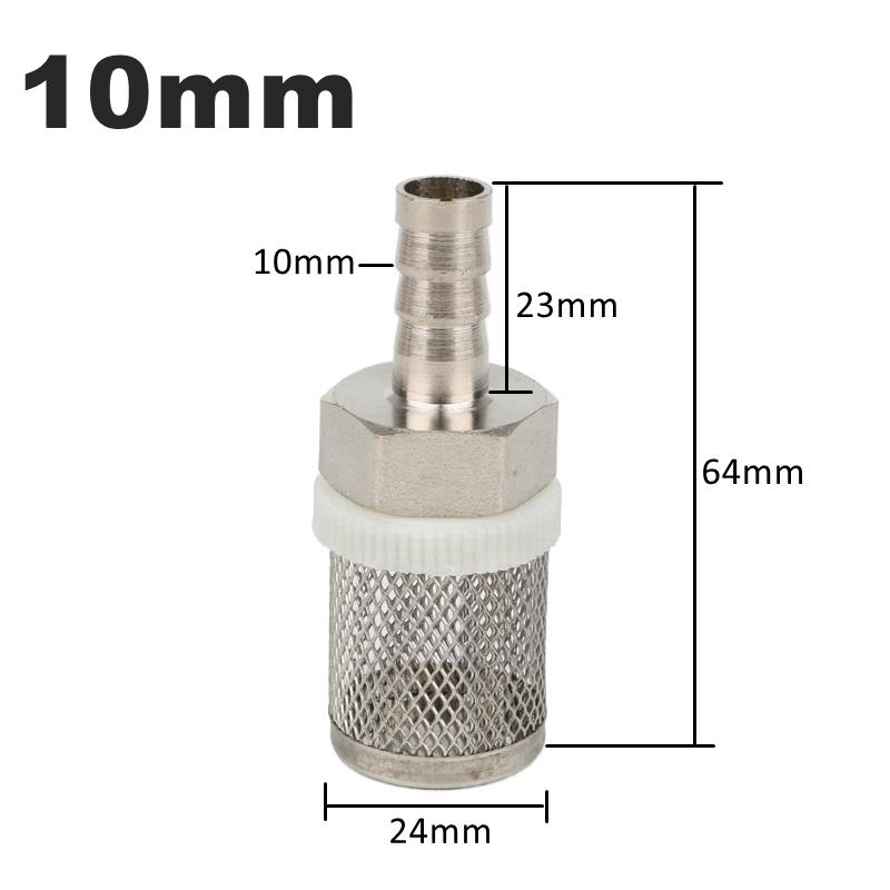 8~20mm Hose Filter Stainless Steel Mesh Strainer Filter Irrigation Car Washing Aquarium Fish Tank Water Pump Filtering
