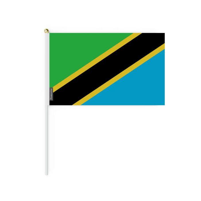 Drapeau Mini - Non spécifié - Tanzanie - 20 x 30 cm - Polyester - Léger et résistant