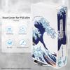 PlayVital Dust Cover Pattern Design for New Version PS5 Slim Disc Nylon Dust Cover Compatible with PS5 Slim Disc Version Console Great (Vertical)