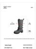 Autumn 2025 Genuine Leather Retro Mid-Calf Buckle Boots - Western Chunky Heel Motorcycle Style
