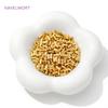 50/100pcs Spacer Beads For Jewelry 18K Gold Plated Brass Tube Beads,Separators For Beads,DIY Bracelets Necklace Making Supplies