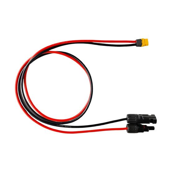 

Удлинительный кабель от XT60 к солнечной панели, водонепроницаемый, пылезащищенный, разъем-адаптер IP68, 600 В, огнестойкий материал PPO, бескислородная медь, солнечный провод 50cm