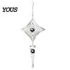 Outdoor Bird Scarer Stainless Steel Reflective Wind Spinners, Garden Decor, Sparkly Spinner, Devices Deterrent to Repellent Pendant Scare Birds