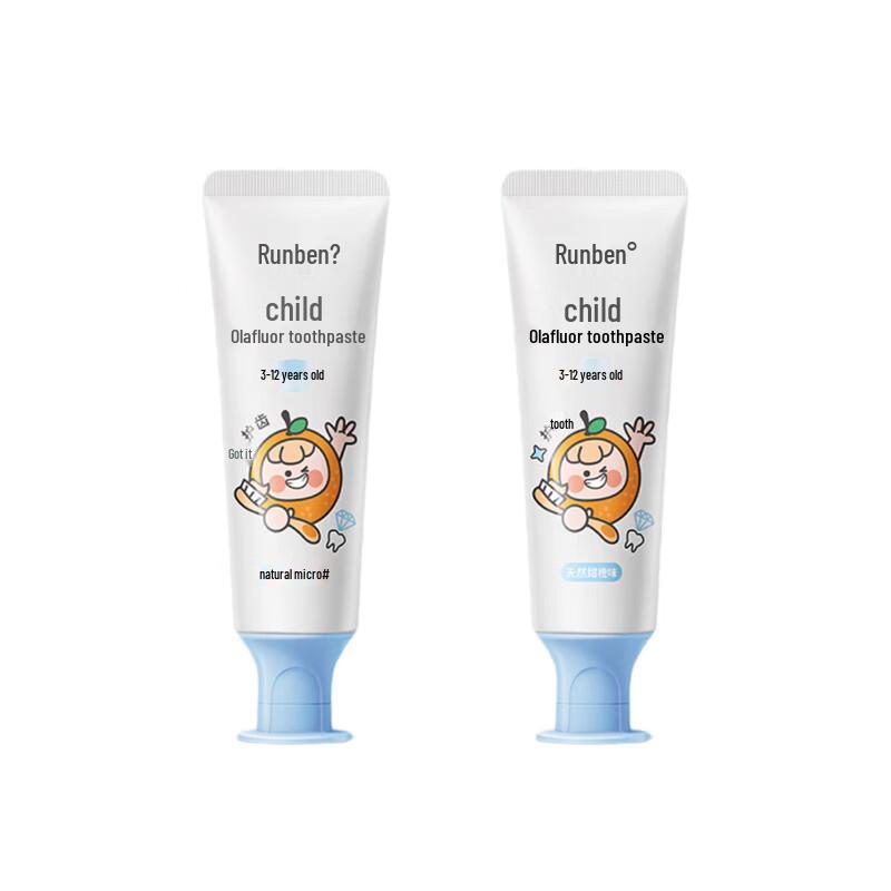 

Runben Children s Olaflur Toothpaste, 2-Pack (60g each)