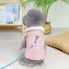 Windproof Dog Hiking Jacket Plush Dog Vest Coat Cute Dog Bodysuit  Cat