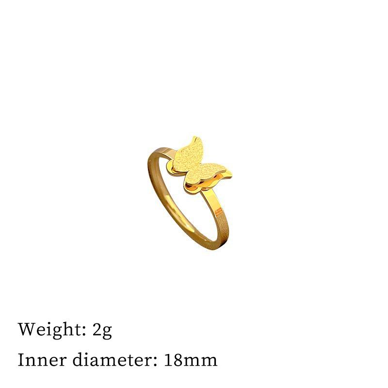 Cold Wind Minimalist Wind Bouncing Ring Men'S And Women'S Tide Personality Simple Index Finger Ring