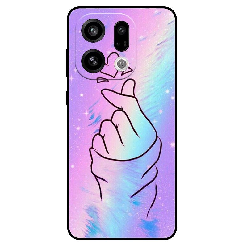 For Oppo Find X9 Pro Case Silicone Luxury Space Soft Bumper for Oppo Find X 9 X9Pro 5G 2025 Phone Cover TPU Funda Shockproof