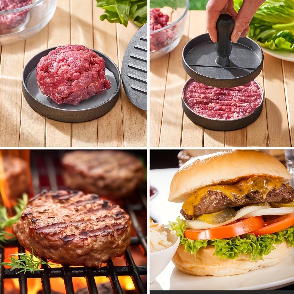 Lis na hamburgery Nepřilnavý Bez deformace Manuální Kulatý Rýžová koule Odolný Přenosný Pohodlný Kuchyňské Hovězí BBQ Nástroje