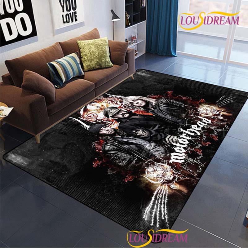 Music Band Carpet for Living Room Bedroom Rugs Kitchen Kids Door Unslip Floor Mats Birthday gift photography props Rug British