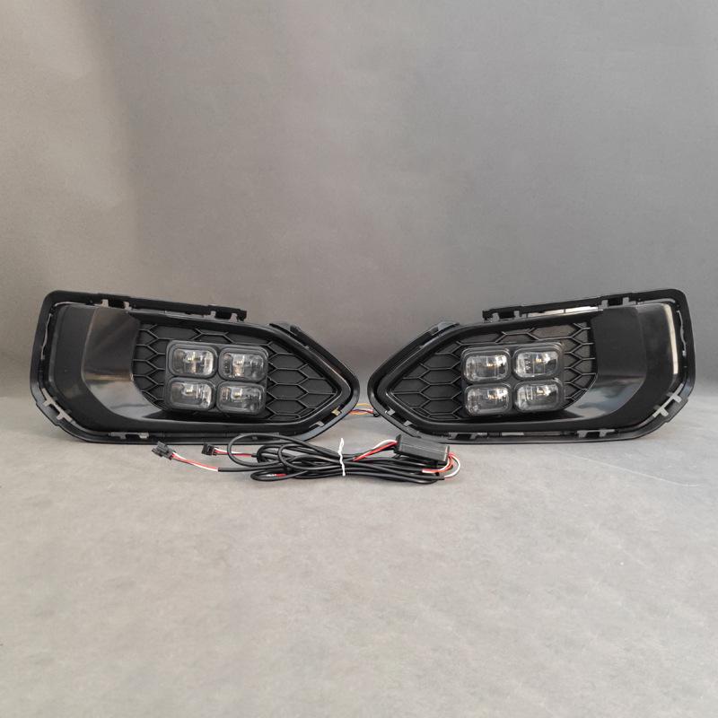 LED Fog Light Bezels for 18-20 Honda Fit GK5 - Daytime Running & Decorative Lights