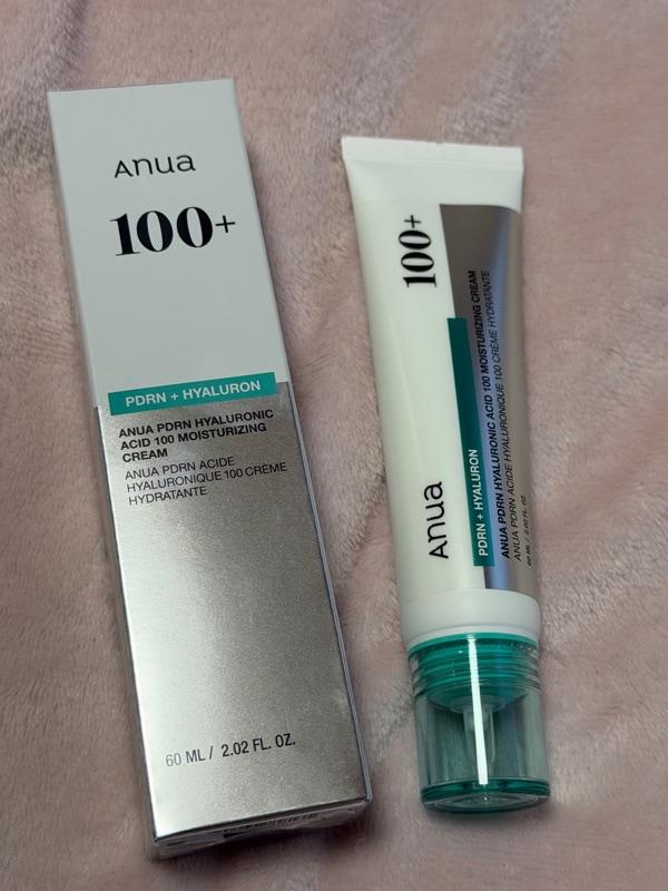 Anua PDRN Hyaluronic Cream 60ml, Authentic Seal-in Serum Step, AM and PM Use, Korea