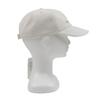 Pristine MONCLER Cap Logo Printed Baseball Hat with Patch White Cotton Mens Used