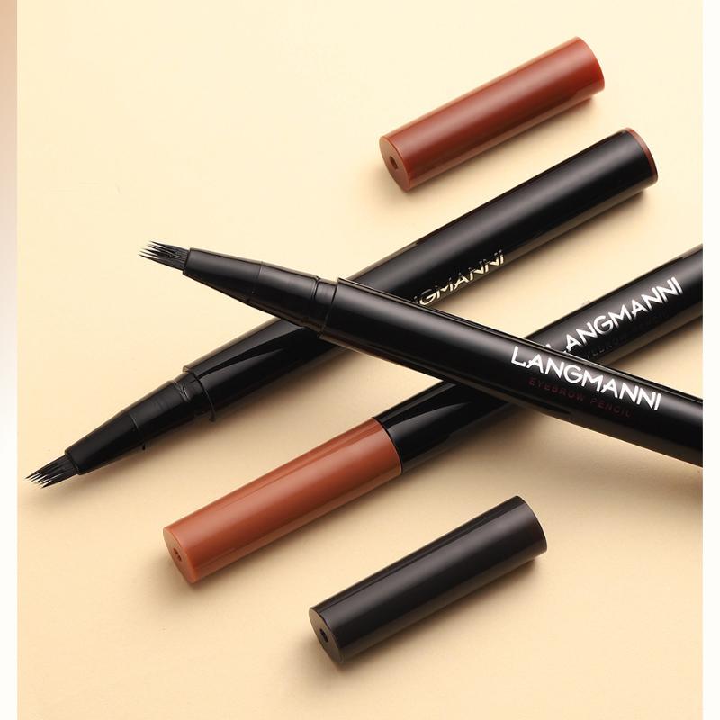 Three Color Four Claw Eyebrow Pencil, Three-dimensional, Natural, Not Easy To Smudge, Long-lasting and Smooth