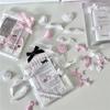 10Pcs Card Cover Decoration Accessories Bow Heart Accessory Packaging Material Diy Photocard Holder Accessories