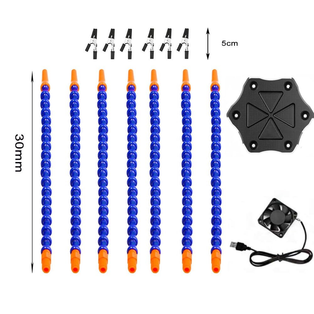 Multifunctional Soldering Upgraded Flexible Hand Soldering Welding Repair Soldering 6 Rotating DC Fan Tool, Station, Frame, Tool, Hands, 360-Degree
